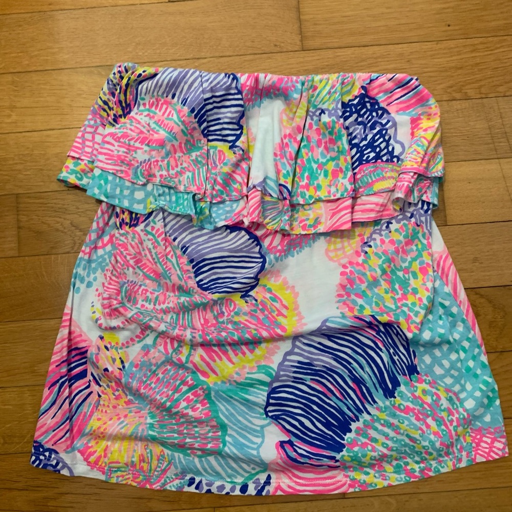 Lilly Pulitzer tube top shirt